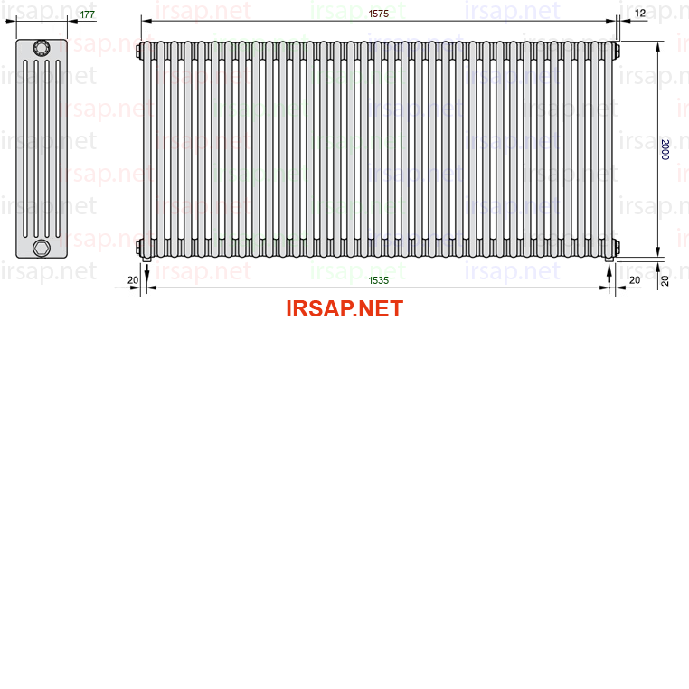 Радиатор IRSAP Tesi 52000/35 T16 CL 01